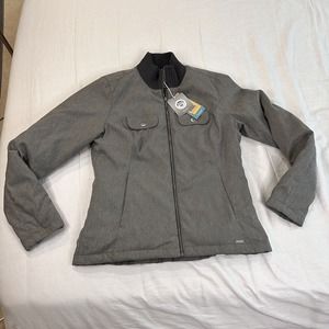 Prana Jacket Womens M Charcoal Showdown DOWN Jacket Size Medium Grey NEW NWT